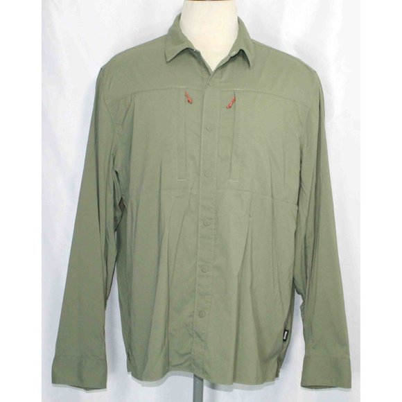 Alaskan Hardgear AKHG Duluth Full Stream Green Slim Fit Shirt 90853 Mens Size XL - Picture 1 of 4